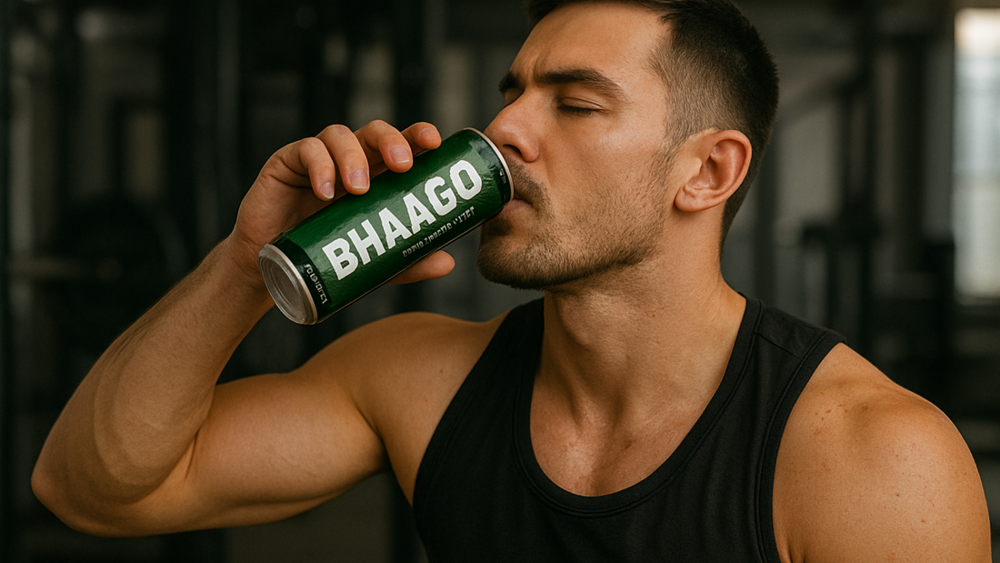Pre-Workout Energy Drinks: Why Bhaago Is Your Gym MVP